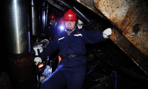 張秉德到峻德礦調研檢查工作